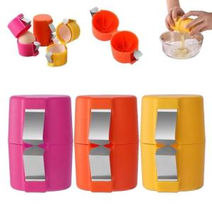 3-Piece Stainless Steel Egg Cracker Tool Set