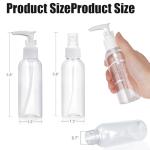 6-Pack TSA Approved Travel Spray Bottles