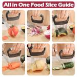 Stainless Steel Onion Holder and Vegetable Chopper