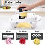 8-Blade All-in-One Vegetable Chopper with Container