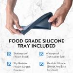 Olive Oil Dispenser Set with Labels and Tray