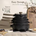 Astercook Non-Stick 19-Piece Cookware Set