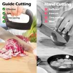 Stainless Steel Onion Holder and Vegetable Chopper