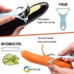 Blue 5-in-1 Mandoline Slicer & Veggie Cutter