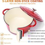 7-Piece Enameled Cast Iron Cookware Set