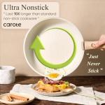 19-Piece Non-Stick Cookware Set with Detachable Handles