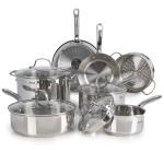 T-fal 11-Piece Stainless Steel Cookware Set