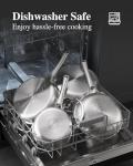 10-Piece Stainless Steel Cookware Set for All Stovetops