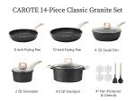 14-Piece Nonstick Granite Cookware Set