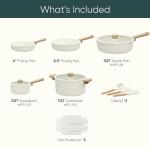 CAROTE 18-Piece Ceramic Cookware Set