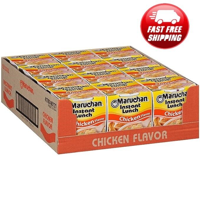 Maruchan Instant Lunch Chicken Flavor, 2.25oz - 12 Pack