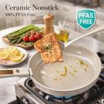 CAROTE 18-Piece Non-Stick Ceramic Cookware Set