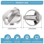 5 Pack Replacement Oven Knobs for GE Stoves