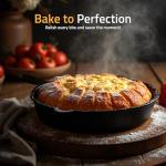 Utopia Kitchen Pre-Seasoned Cast Iron Skillets Set