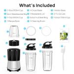 11-Piece Kitchen Blender for Shakes and Smoothies