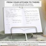 ZICOTO Blank Recipe Book with Waterproof Cover