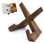 Wooden Cookbook Stand for Kitchen Counter