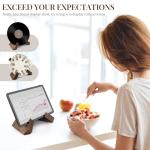 Wooden Cookbook Stand for Kitchen Counter