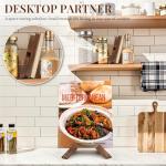 Wooden Cookbook Stand for Kitchen Counter