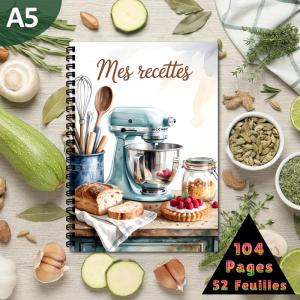 French Recipe Book & Food Diary for Home Cooking