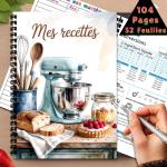 French Recipe Book & Food Diary for Home Cooking