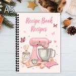 Personalized A5 Recipe Book for Cooking Lovers