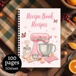 Personalized A5 Recipe Book for Cooking Lovers