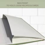 Kikaze Blank Recipe Notebook with Tabs and Stickers