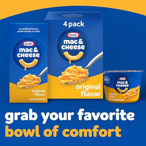 Kraft Macaroni & Cheese Dinner (4 Packs, 7.25 oz)