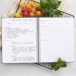 Beautiful Recipe Notebook for 100+ Favorite Meals