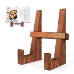 Wooden Cookbook Stand - 8.8 inch Kitchen Holder