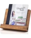 Wooden Cookbook Stand for Easy Kitchen Cooking