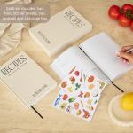 Set of 2 Blank Recipe Books with Stickers