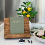 Wooden Cookbook Stand for Easy Kitchen Cooking