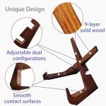 Elegant Wooden Cookbook Stand for Home Chefs