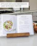 Wooden Cookbook Stand for Easy Kitchen Cooking