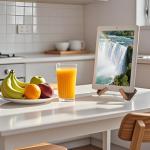 Elegant Wooden Cookbook Stand for Home Chefs