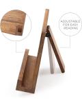 Wooden Cookbook Stand for Easy Kitchen Cooking