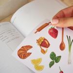 Set of 2 Blank Recipe Books with Stickers