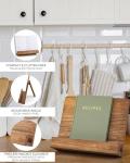 Wooden Cookbook Stand for Easy Kitchen Cooking