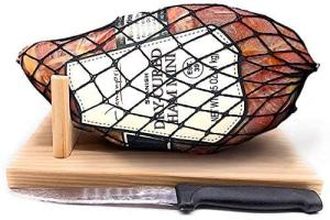 Boneless Serrano Ham with Stand and Knife