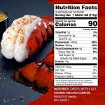 Seamazz Frozen Lobster Tail Tray with 4 Tails