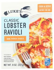 Lukes Lobster Vodka Sauce with Ravioli 8 Oz