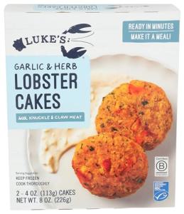 Luke's Lobster Lobster Cakes, 8 Ounce Pack