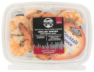 Grilled Shrimp with Cocktail Sauce, 10 OZ