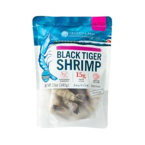 Easy Peel Black Tiger Shrimp, 12 Oz, 16-20 Count