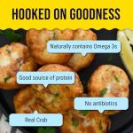 Maryland Style Crab Cakes, Real Crab Meat, Frozen