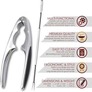 Seafood Tool Set: Crab Crackers and Lobster Picks