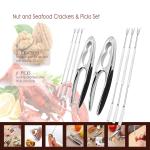 Seafood Tool Set: Crab Crackers and Lobster Picks