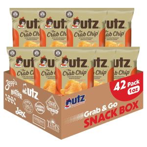 Utz Crab Chips, 42 Count, 1 Oz Bags